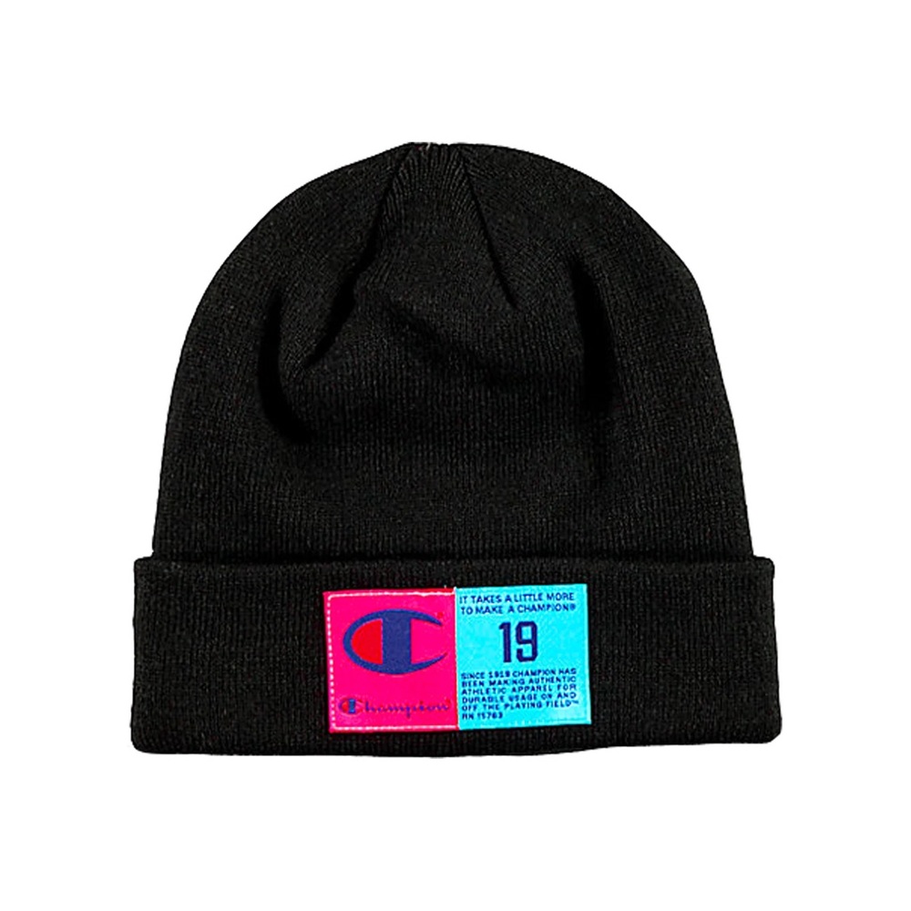 Champion Black Beanie